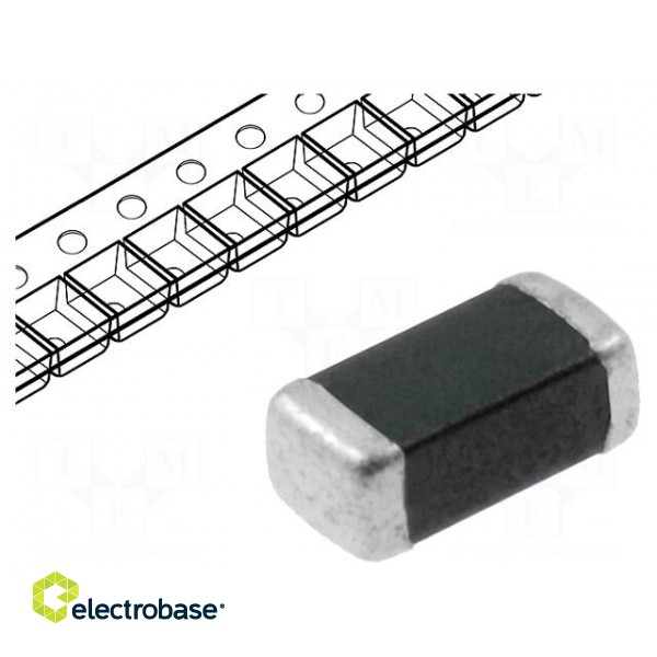 Varistor: metal-oxide | SMD | 1206 | 14VAC | 18VDC | 0.5J | 200A | 8mW