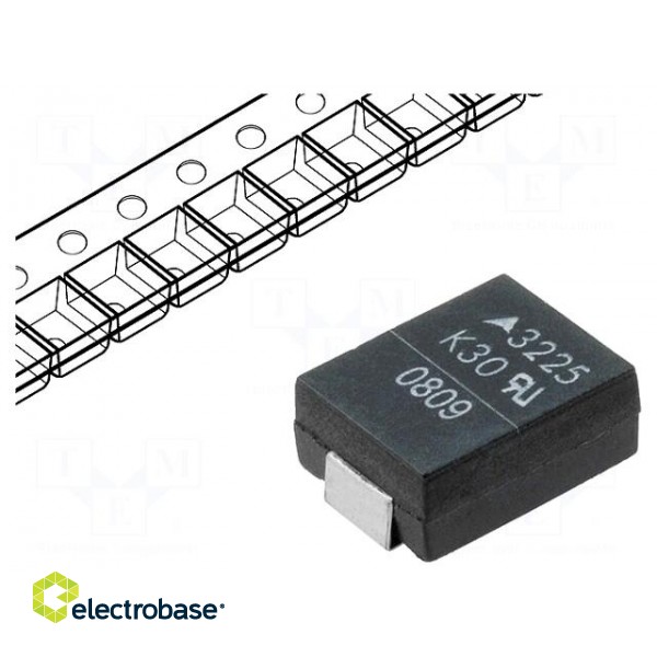 Varistor: metal-oxide | SMD | 3225 | 300VAC | 385VDC | 9.6J | 400A | 100mW