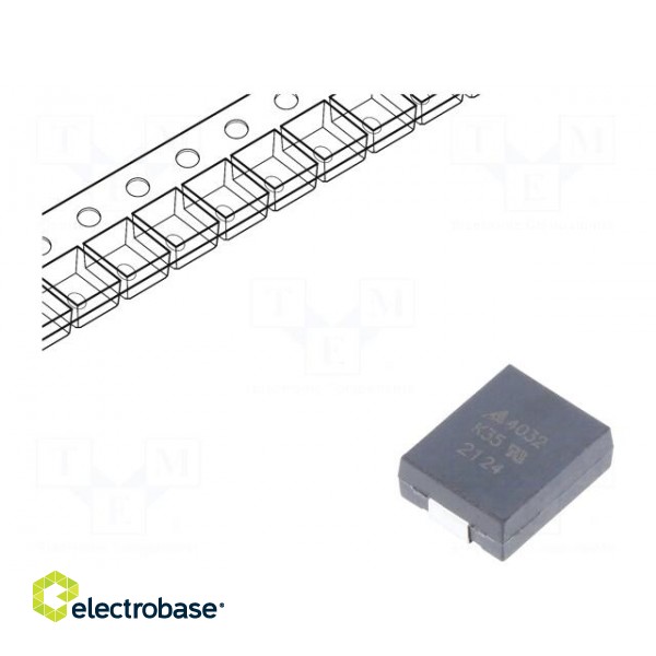 Varistor: multilayer | SMD | 4032 | 35VAC | 45VDC | 2.5J | 250A | 56V | 20mW