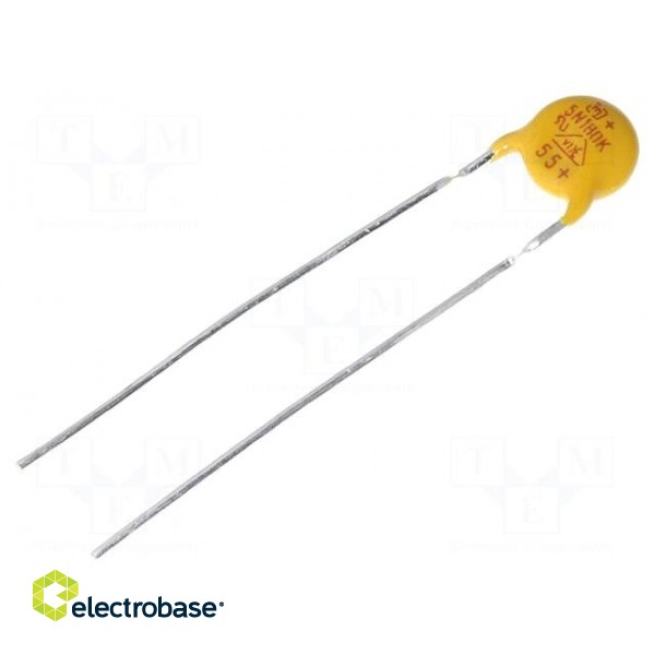 Varistor: metal-oxide | THT | 11VAC | 14VDC | 18V | ±10% | 100A | 600mJ