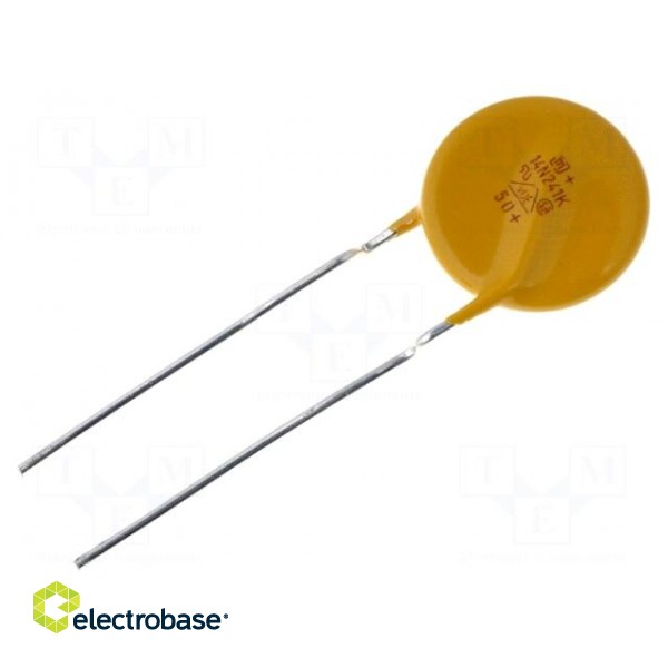 Varistor: metal-oxide | THT | 150VAC | 200VDC | 240V | ±10% | 4.5kA | 76J