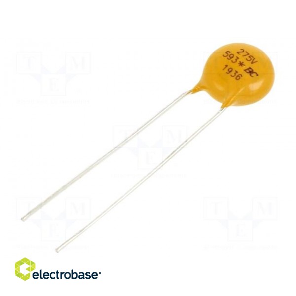 Varistor: metal-oxide | THT | 275VAC | 350VDC | 430V | 1.2kA