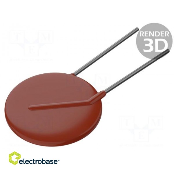 Varistor: metal-oxide | THT | 30VAC | 38VDC | 47V | 2kA | 23J | -55÷85°C
