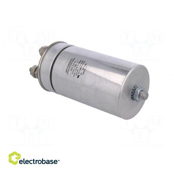 Capacitor: polypropylene | Body dim: Ø75x147mm | 22uF | ±10% | 35A фото 8