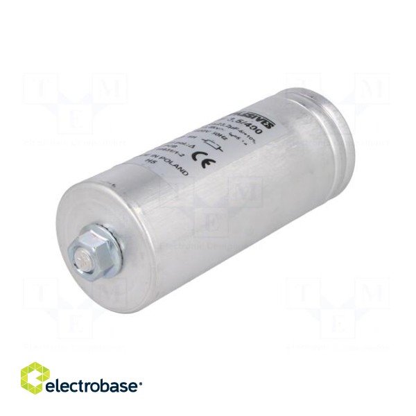 Capacitor: polypropylene | three-phase | Q@50Hz: 3.5kVAR | 400VAC image 2