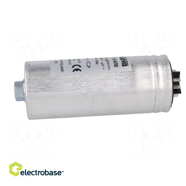 Capacitor: polypropylene | three-phase | Q@50Hz: 3.5kVAR | 400VAC фото 3