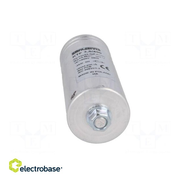 Capacitor: polypropylene | three-phase | Q@50Hz: 3.5kVAR | 400VAC paveikslėlis 9