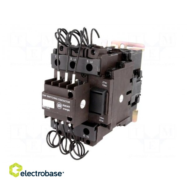 Contactor: 3-pole | Mounting: DIN | Application: for capacitors image 1