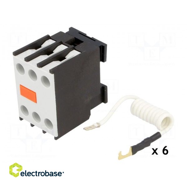 Contactors accessories: auxiliary contacts | Uoper.1: 240VAC image 1