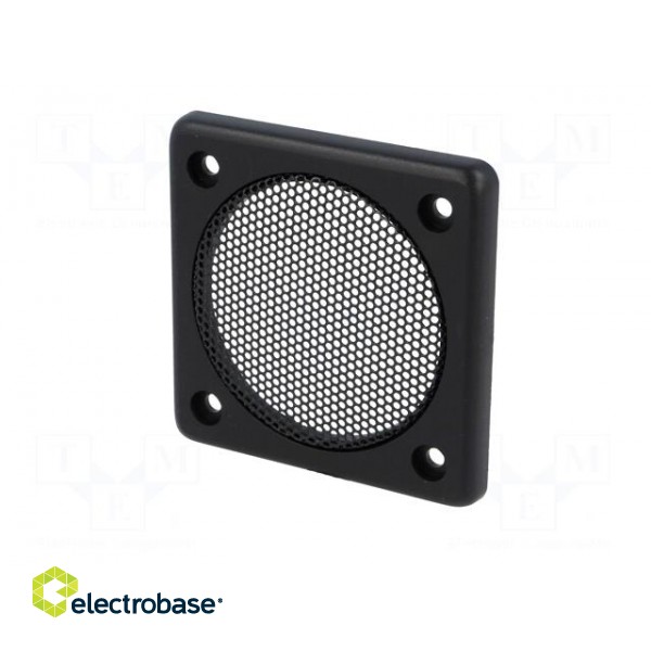 Loudspeaker grille | 73x73x7mm | Mat: ABS image 2