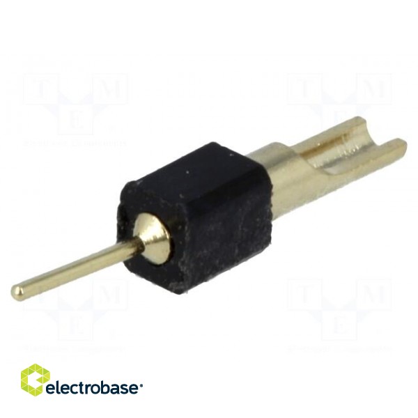 Adapter | pin strips | PIN: 1 | straight | 2.54mm | THT,soldering | 1x1 paveikslėlis 1