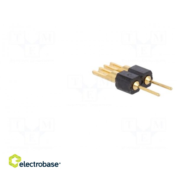 Adapter | pin strips | PIN: 2 | straight | 2.54mm | THT,soldering | 1x2 paveikslėlis 8