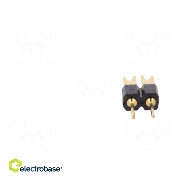 Adapter | pin strips | PIN: 2 | straight | 2.54mm | THT,soldering | 1x2 paveikslėlis 9