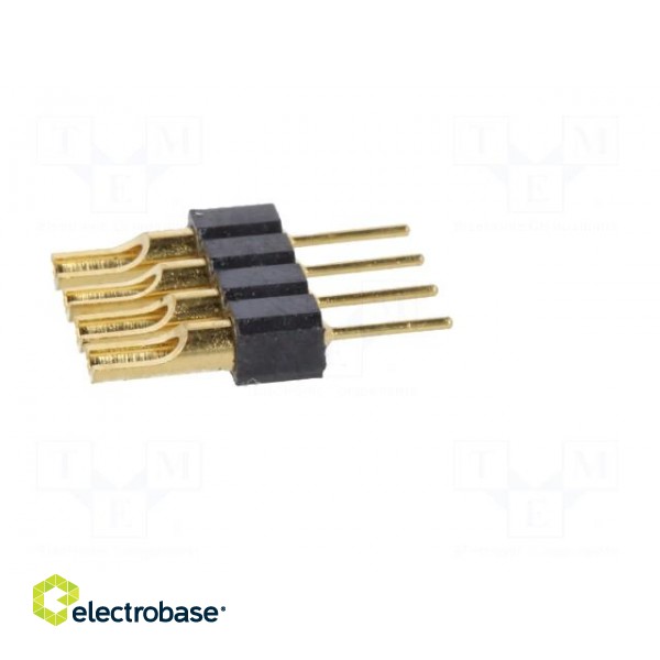 Adapter | pin strips | PIN: 4 | straight | 2.54mm | THT,soldering | 1x4 image 7