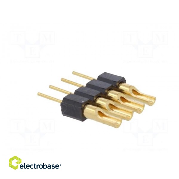 Adapter | pin strips | PIN: 4 | straight | 2.54mm | THT,soldering | 1x4 image 4
