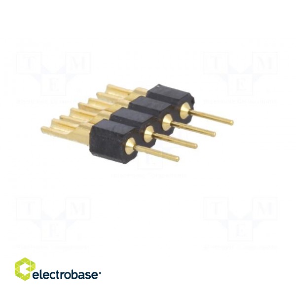Adapter | pin strips | PIN: 4 | straight | 2.54mm | THT,soldering | 1x4 image 8