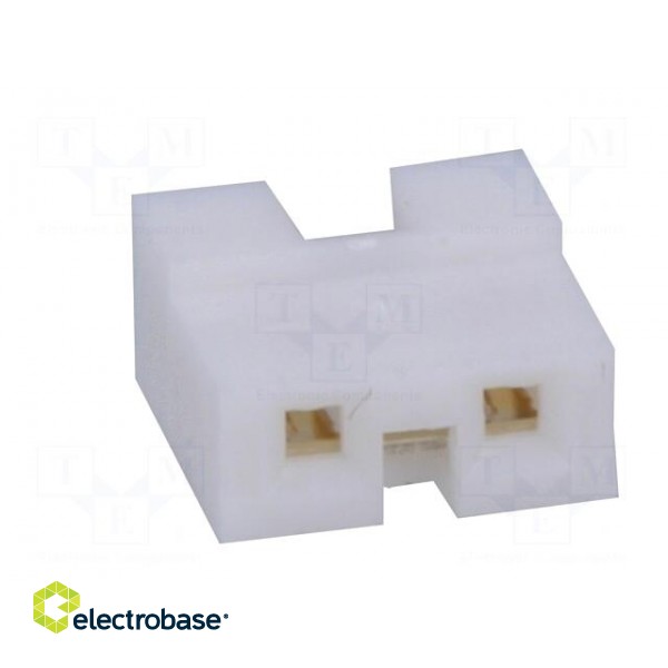 Jumper | pin strips | female | open | 2.54mm | 1x2 | gold-plated | white image 9