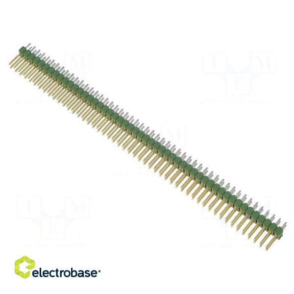 Pin header | pin strips | male | PIN: 100 | straight | 2.54mm | THT | 2x50