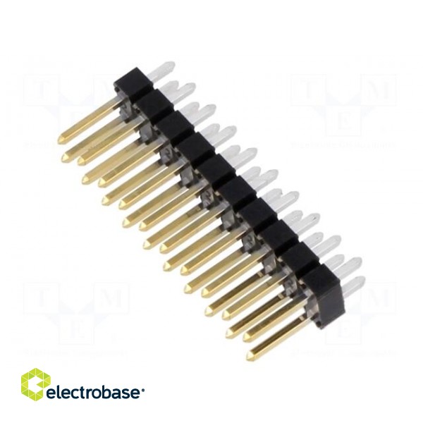 Pin header | pin strips | BERGSTIK | male | PIN: 20 | straight | 2.54mm