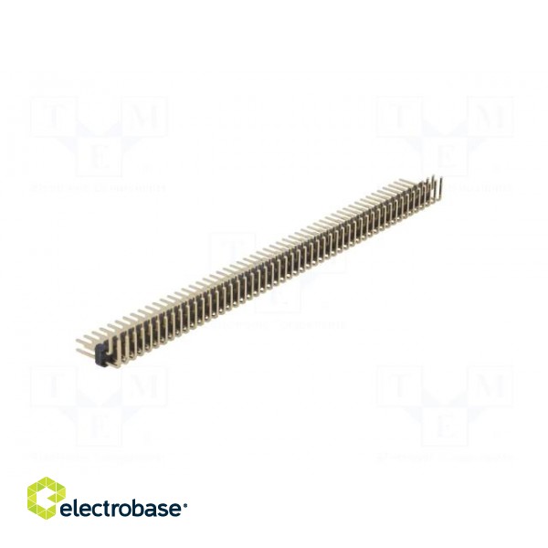 Pin header | pin strips | male | PIN: 100 | angled 90° | 2.54mm | THT paveikslėlis 4