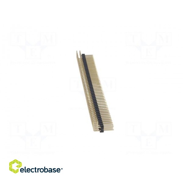 Pin header | pin strips | male | PIN: 100 | angled 90° | 2.54mm | THT paveikslėlis 7