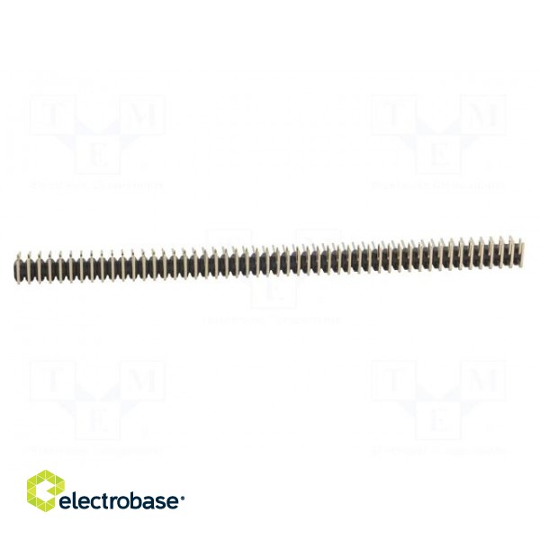 Pin header | pin strips | male | PIN: 100 | angled 90° | 2.54mm | THT image 5