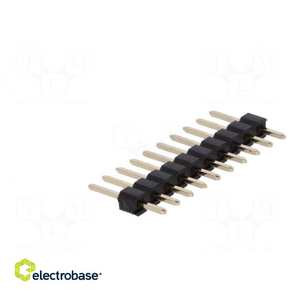 Pin header | pin strips | male | PIN: 10 | straight | 2mm | THT | 1x10 image 4