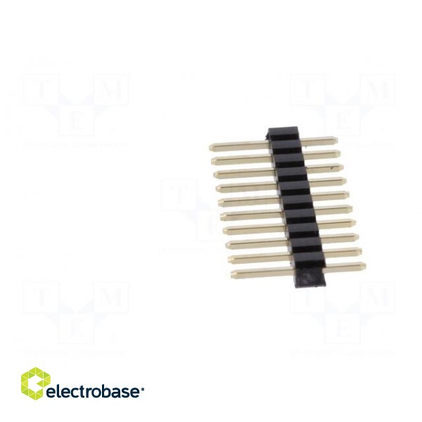 Pin header | pin strips | male | PIN: 10 | straight | 2mm | THT | 1x10 image 3