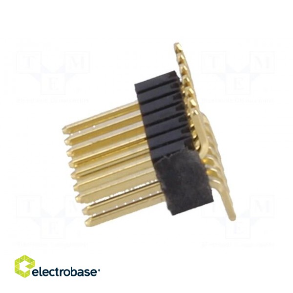 Pin header | pin strips | male | PIN: 14 | vertical | 1.27mm | SMT | 2x7 image 3