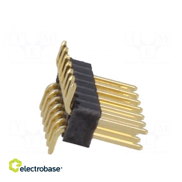 Pin header | pin strips | male | PIN: 14 | vertical | 1.27mm | SMT | 2x7 image 7