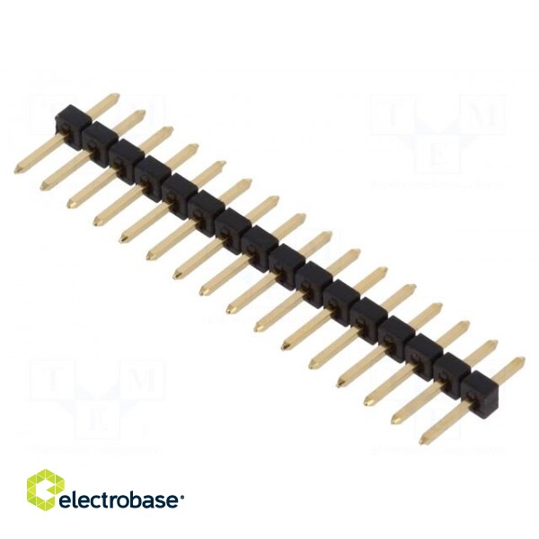 Connector: pin strips | pin header | male | PIN: 16 | straight | 2mm | THT