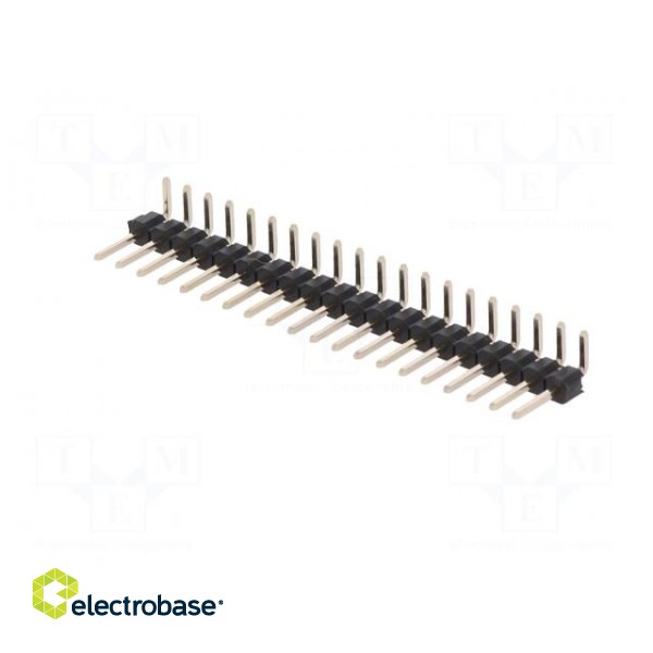 Pin header | pin strips | male | PIN: 20 | angled 90° | 2.54mm | THT | 1x20 paveikslėlis 2