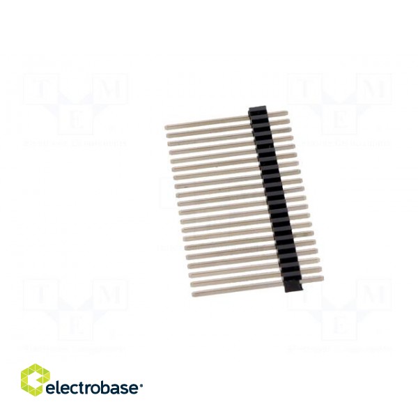 Pin header | pin strips | male | PIN: 20 | straight | 2.54mm | THT | 1x20 paveikslėlis 3