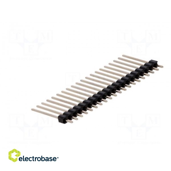 Pin header | pin strips | male | PIN: 20 | straight | 2.54mm | THT | 1x20 image 4