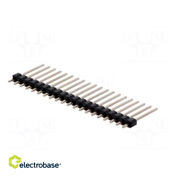 Pin header | pin strips | male | PIN: 20 | straight | 2.54mm | THT | 1x20 image 6