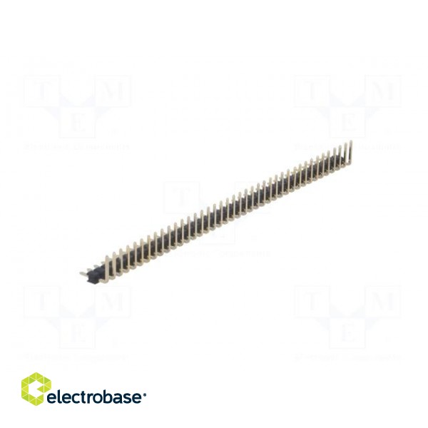 Pin header | pin strips | male | PIN: 40 | angled 90° | 2.54mm | THT | 1x40 image 4