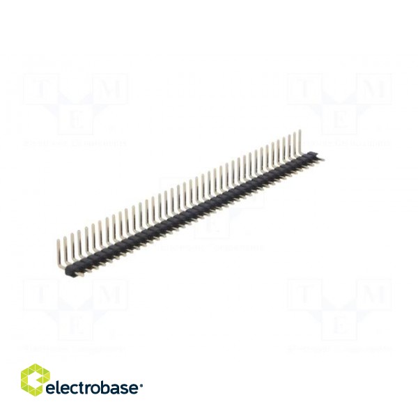 Pin header | pin strips | male | PIN: 40 | angled 90° | 2.54mm | THT | 1x40 image 8