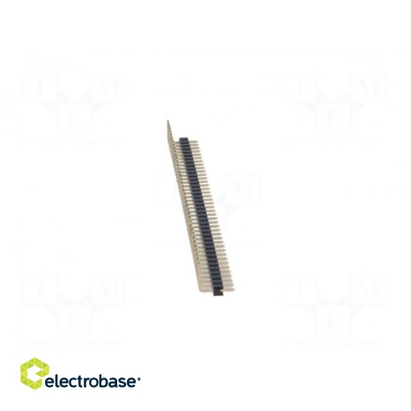 Pin header | pin strips | male | PIN: 40 | angled 90° | 2.54mm | THT | 1x40 image 7