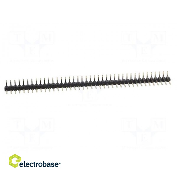 Pin header | pin strips | male | PIN: 40 | angled 90° | 2.54mm | THT | 1x40 image 9