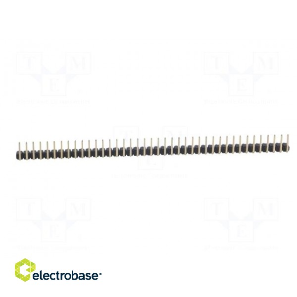 Pin header | pin strips | male | PIN: 40 | angled 90° | 2.54mm | THT | 1x40 image 5