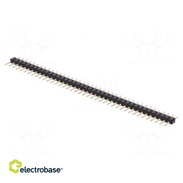 Pin header | pin strips | male | PIN: 40 | straight | 2mm | THT | 1x40 paveikslėlis 1