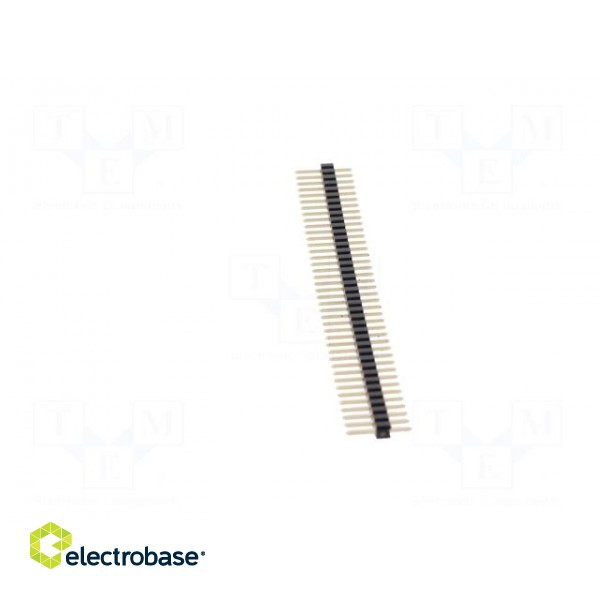 Pin header | pin strips | male | PIN: 40 | straight | 2mm | THT | 1x40 image 3