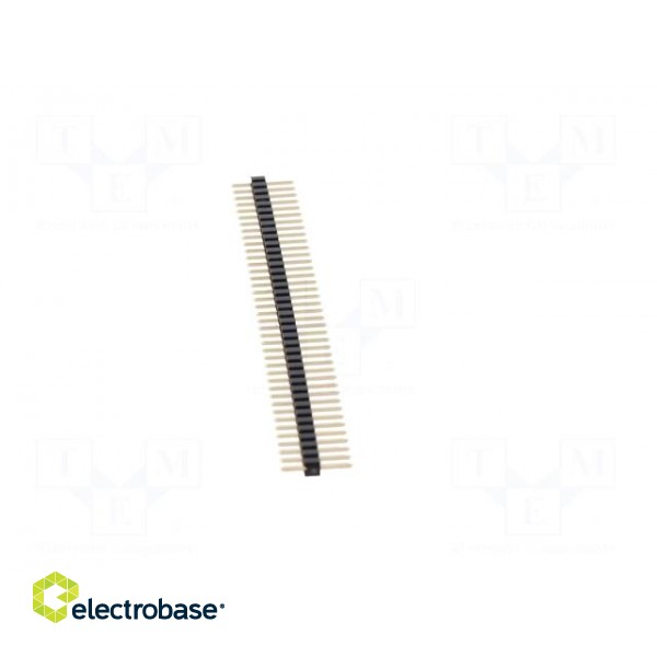 Pin header | pin strips | male | PIN: 40 | straight | 2mm | THT | 1x40 image 7