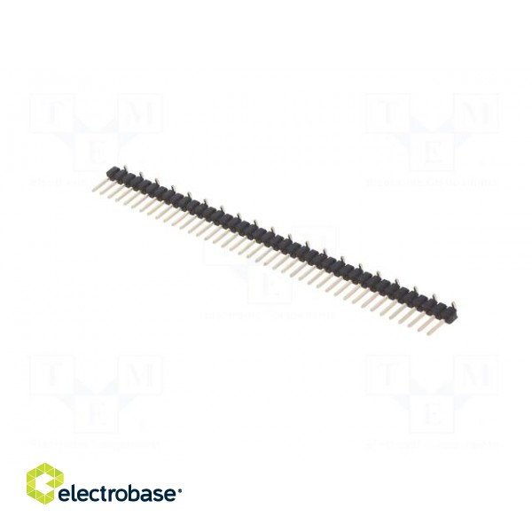 Pin header | pin strips | male | PIN: 40 | vertical | 2.54mm | SMT | 1x40 фото 2