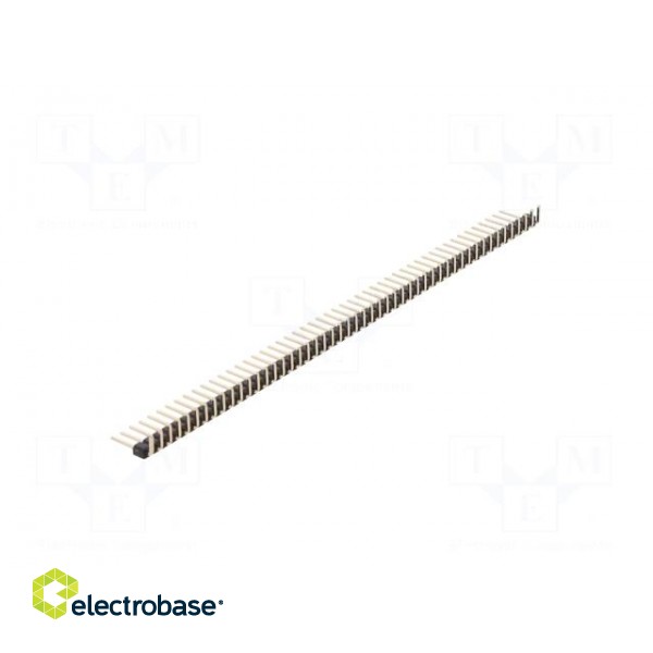 Pin header | pin strips | male | PIN: 50 | angled 90° | 2.54mm | THT | 1x50 image 4