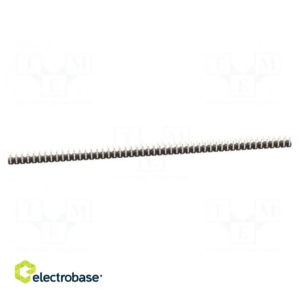 Pin header | pin strips | male | PIN: 50 | angled 90° | 2.54mm | THT | 1x50 image 5