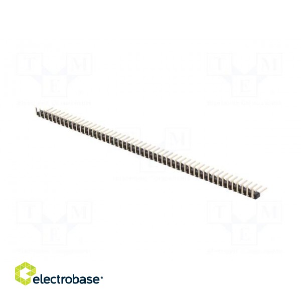 Pin header | pin strips | male | PIN: 50 | angled 90° | 2.54mm | THT | 1x50 image 6