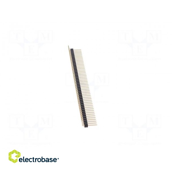 Pin header | pin strips | male | PIN: 50 | angled 90° | 2.54mm | THT | 1x50 image 7