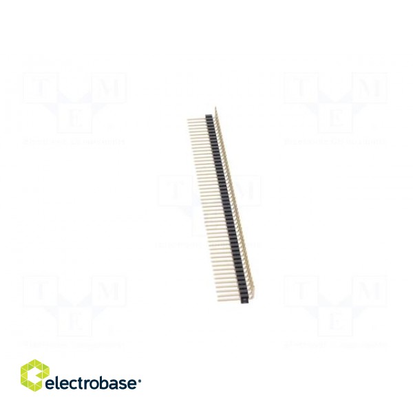 Pin header | pin strips | male | PIN: 50 | angled 90° | 2.54mm | THT | 1x50 image 3