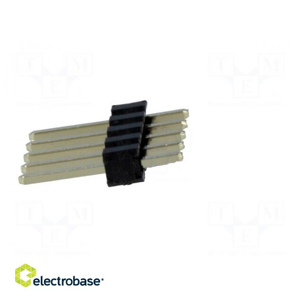 Pin header | pin strips | male | PIN: 5 | straight | 2.54mm | THT | 1x5 image 3